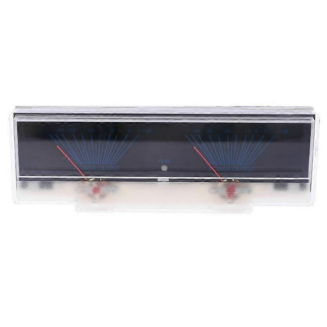 VU Meter Audio Power Amplifier Panel Dual Analog Level DB Meter with BackLight