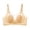 A1_Khaki, variant on VISALY Wireless Seamless Jelly Minimizer Bra for Women Support Full‑Coverage Push Up Bralettes Non‑Padded Breathable Mesh No Underwire Underwear Plus Size Comfort Lifting No Show Bra Black L