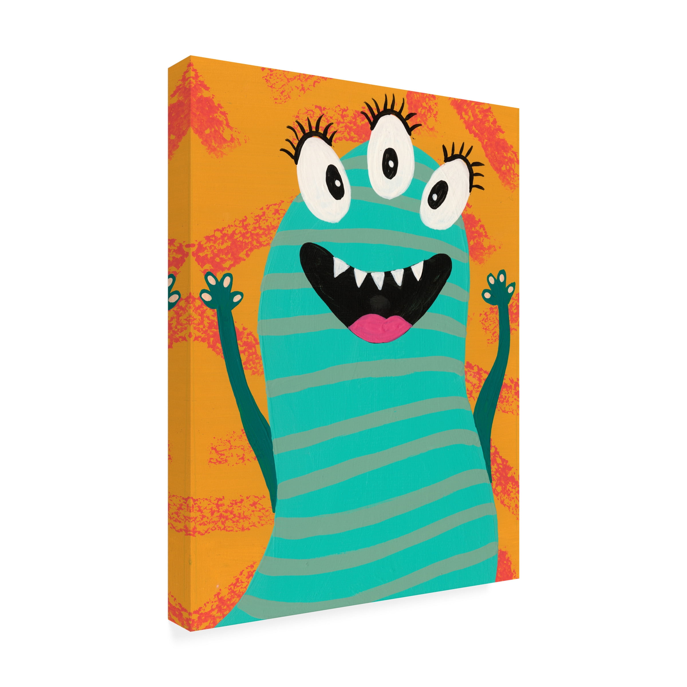 Regina Moore 'Happy Creatures V' Canvas Art