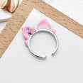 thumbnail image 4 of (Ensemble de 5) Bague en Alliage Mignon et Doux Design Ouvert, 4 of 5