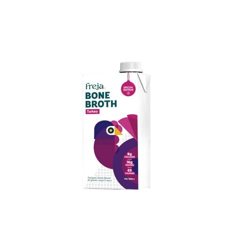 Freja Turkey Classic Bone Broth 500ml, British Import (Pack of 3)