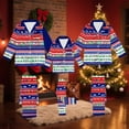thumbnail image 5 of KICILVS Christmas Family Pajamas Matching Sets Holiday Pajamas Set Long Sleeve Festival Party Sleepwear Xmas Pjs, 5 of 8
