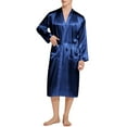 thumbnail image 2 of Lindreshi Robes for Women Fuzzy Mens Robe Winter Loose Fallow Couples Bathrobe Long Nightgown Nightgown, 2 of 7