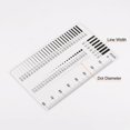 thumbnail image 3 of Unique Bargains High Precision SEC Size Estimation Chart 80mm for Diameter and Line Width Defects Measuring, 3 of 6
