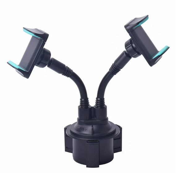 Yokua Dual Phone Holder Car Mount Double Cup Stand 360° Rotatable Height Adjustable