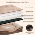 thumbnail image 5 of BELLA & PAL Orthopedic Dog Bed for Medium Small Dogs – No Assembly Needed, Egg-Crate Foam Dog Couch with Waterproof Liner, Washable Removable Cover, Non-Slip, 28"x23"x6.5", Mocha, 5 of 11