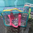 thumbnail image 5 of Bolso de Mano Transparente de PVC para Mujer, Bolso de Hombro con Capacidad de Verano, Bolso de Mujer Impermeable de PláStico para Playa, Bolso Informal A, 5 of 5
