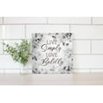 thumbnail image 2 of Live Simply Love Boldly Speckled Grey 12 x 12 Wood Wall Sign Plaque, 2 of 4