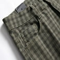 thumbnail image 4 of LZLER Men Dress Pants Plaid Casual Stretch Chinos Pant, 4 of 6