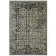 thumbnail image 2 of Modway Enye Distressed Vintage Floral Lattice 8x10 Area Rug in Brown and Silver Blue, 2 of 8
