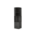 thumbnail image 2 of FM FURNITURE Seattle Bar Cabinet, Eight Bottle Cubbies, Two Large Open Shelves, 2 of 6