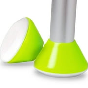 HealthSmart Walker 4-Pack Ski Glides, Universal Fit, Folding Walkers, Increased Visibility, Neon