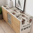 thumbnail image 4 of Sweet Home Table Runner 120 Inches Long Farmhouse Dress Scarves, Western Stars Bird Houses Farmhouse Retro Dining Tablerunner for Coffee Table/Kitchen Island/Party Décor, 13" x 120", 4 of 8