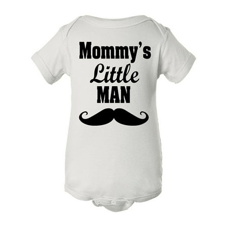 Fasciino Cute Baby Onesie Bodysuit "Mommy's Little Man" (Sizes: NB-24M)