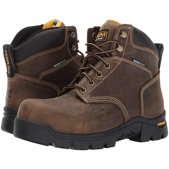 Carolina Shoe 6-Inch Work Boot,M,9 1/2,Brown,PR CA1626