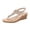 A-Gold, variant on Wedge Sandals for Women Flip Flops Dressy Rhinestone Bling Thong Sandals Open Toe Elastic Ankle Strap Sparkling Bridal Bridesmaid Shoes B-Gray Size 9