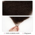 thumbnail image 4 of Hair Bulk Queen Virgin Remy Afro Kinky, 18 pulgadas, marrón oscuro, 4 of 6