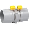 Camco 39165 Gray Easy-Slip RV Internal Sewer Hose Coupler with Slip-Lock Rings