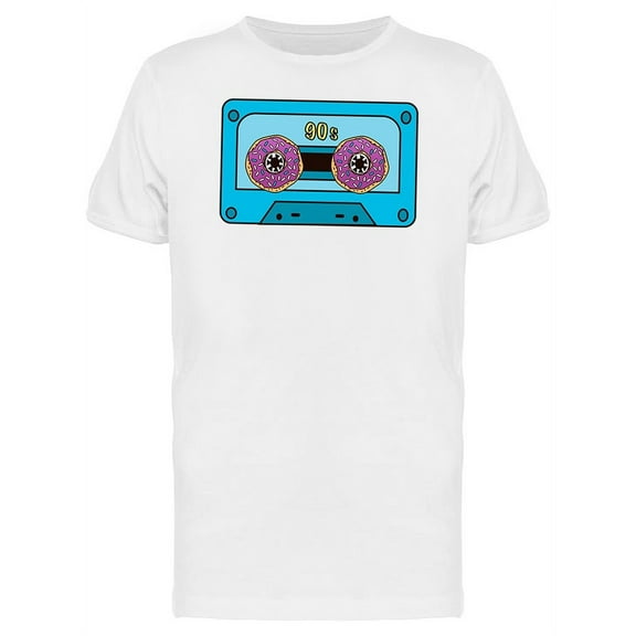 Donut Cassette  T-Shirt Men -Image by Shutterstock, Male XX-Large