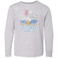thumbnail image 3 of Inktastic My Babysitter Loves Me Cute Elephants Clouds Moon and Stars Long Sleeve Youth T-Shirt, 3 of 5