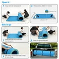 thumbnail image 2 of HALLOLURE 9X6FT Floating Water Pad Mat 3-Layer XPE Foam Roll-Up Floating Island for Pool Lake Ocean Boat Beach, Weight Capacity 310 lbs, 2 of 9