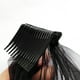 thumbnail image 5 of Velos de novia negros de dos capas con peine de encaje de tul, velo de novia corto, accesorios para bodas, fiestas de Halloween, 5 of 9