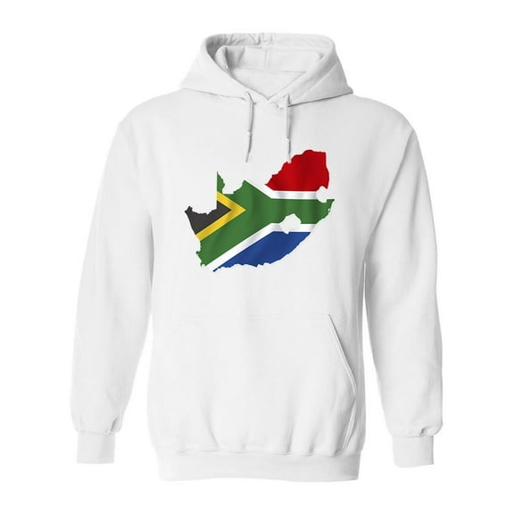 Colorful Map Of South Africa Hoodie Men -Image by Shutterstock, Male Medium