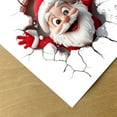 thumbnail image 4 of Santa Through The Wall Decorative Sticker for Home and Interior Design Decal Art, 4 of 6