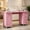 Pink, variant on DreamCurship Manicure Table Nail Desk for Nail Tech, Nail Table with 5 Drawers and Cabinet, Beauty Salon Spa, Black