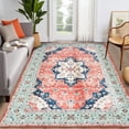 thumbnail image 4 of Ultrug Vintage Rugs Soft Accent Area Rug for Bedroom Living Room Home Decor Carpet,7'x10',Red Blue, 4 of 7