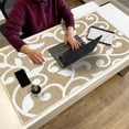 thumbnail image 3 of Sussexhome Large Mouse Pad for Desk - Cotton Mousepad for Desktop, Table, Office Desk Pad - Thin, Light, Portable Laptop Mat for Computer Mice - Machine Washable, Non-Slip, Foldable - 24" x 44", 3 of 8