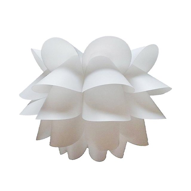 Lámpara colgante de techo con forma de loto ensamblada, suspensión de luces de rompecabezas de 38x26cm para dormitorio