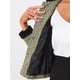thumbnail image 4 of BLAZER DE TWEED A CUADROS DE VELVET CON COLLAR ELEGANTE PARA MUJERES CHIC M AMARILLO, 4 of 5