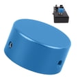 thumbnail image 1 of Pedal Footswitch Topper Aluminum Guitar Effect Pedal Foot Nail Cap Electric Guitar Spike Protection Topper with Wrench Accessory, 1 of 7