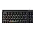 thumbnail image 2 of Teclado para juegos duradero con retroiluminación arcoíris, resistente a arañazos, portátil, PP, tapa de tecla enchufable Negro, 2 of 9
