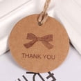 thumbnail image 3 of Etiquetas para Navidad Regalo Boda Sunnimix papel de Artesanía con Lazo Thank You 100 piezas, 3 of 7