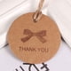 thumbnail image 3 of Etiquetas para Navidad Regalo Boda Sunnimix papel de Artesanía con Lazo Thank You 100 piezas, 3 of 7