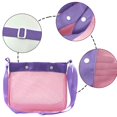 thumbnail image 3 of kladzum Beach Tote Bag, Double Buckle Beach Bag Mesh Toy Bag Children's Beach Bag Hollow Storage Bag, 3 of 4