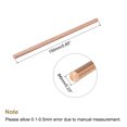 thumbnail image 2 of Uxcell 6mm Dia. 150mm Length Solid Copper Round Rod Lathe Bar Stock for DIY Craft, 2 of 4