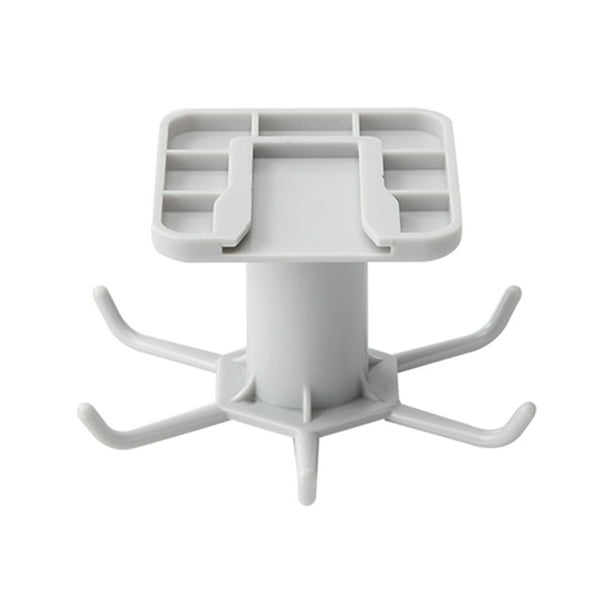 Colgador de cocina Cateissary giratorio 360 grados 6 garras gris