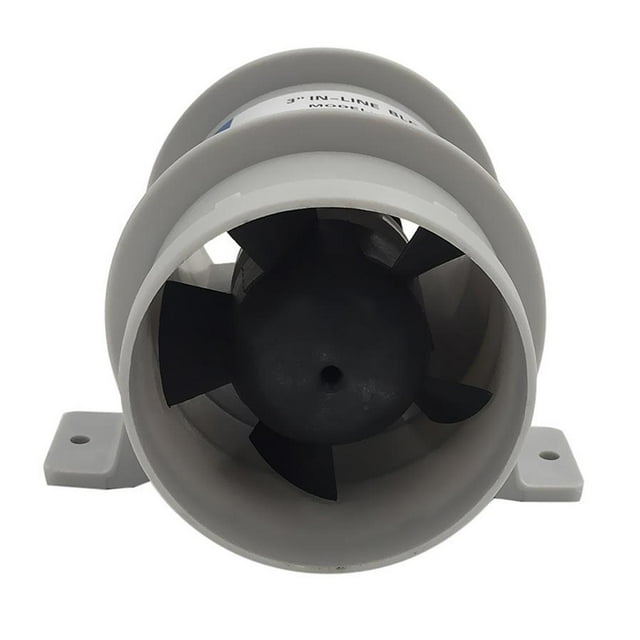 Ventilador de en Línea de 3 Pulgadas 12V con Funcionamiento Silencioso Bajo de Amperaje