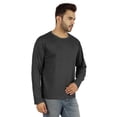 thumbnail image 2 of Inkmeso Men's Long Sleeve Cotton Basic Shirt Lightweight Solid T-Shirts, 2 of 7