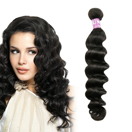 Unique Bargains Loose Curly Human Hair Extension 12