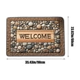 thumbnail image 3 of Chmadoxn Bathroom Rugs, Rugs for Living Room, Area Rug, Bath Mat Simulation Vision Entrance Door Mat Bathroom Door Mat Floor Mat At The Entrance Of The Bathroom Polyester floor pad, 3 of 6