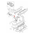 thumbnail image 4 of Rear Bumper Cover Spoiler Car Rear Bumper Bracket, Easy Mount, High Durability, Maintain , For  92A 2011-2018, 4 of 8