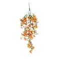 thumbnail image 2 of SMKE Artificial Hanging Flowers,Orange 29"Morning Glory Floral Vines,Petunia Bloom Trailing Vines,Realistic Fabric Faux Plants,Uv Resistant Fading Resistant Flower,Garden Yard Window Box Planter, 2 of 9