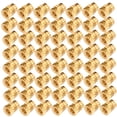 thumbnail image 1 of KAKOWELY 100pcs Professional Threaded Heat-Set Inserts Embedment Nuts for 3D Printer,0.24"X0.2"X0.18", 1 of 4