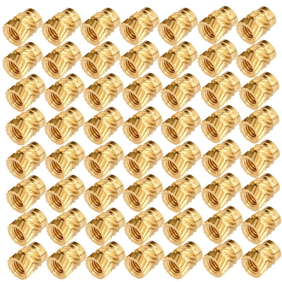 Inserts Nut Heat Threaded Insert Nuts Brass Set 3D Resistant Embedment Print Wood Knurled Copper Injection Molding