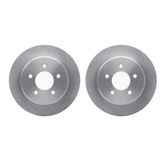 Dynamic Friction Company Rear Brake Rotors 6002-40070
