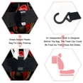 thumbnail image 3 of Rose Foldable Car Trash Bin Mini Trash Can with Lid, Leak-proof, Hanging Storage Bag - Car Garbage Can, 3 of 6